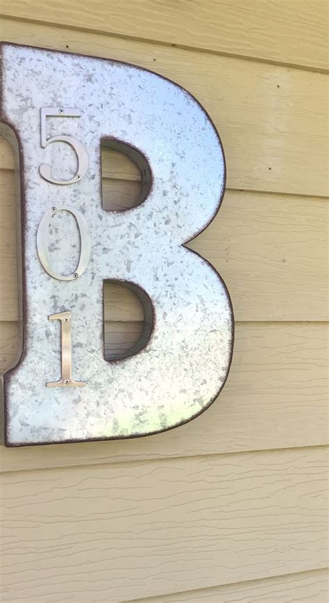 hobby lobby metal house numbers|hobby lobby numbers and letters.